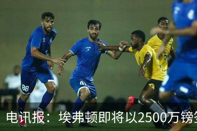 电讯报：埃弗顿即将以2500万镑签下米堡中场哈克尼